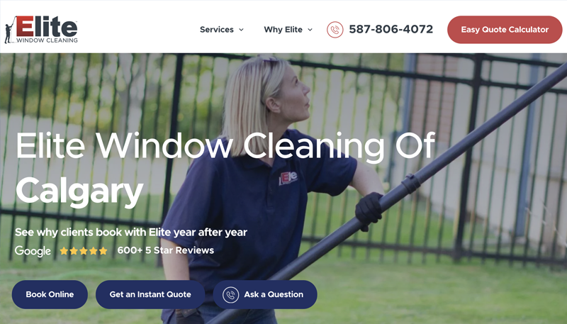 Elite window cleaning of Calgary